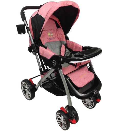 [S-A-PINK] CARREOLA LLANTA GDE REVERSIBLE ROSA