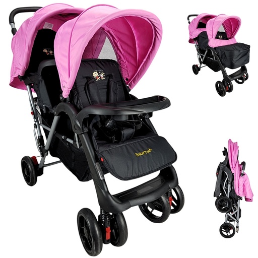 [P-A-2024-ROSA] CARRIOLA PARA BEBE MOD. P-A ROSA