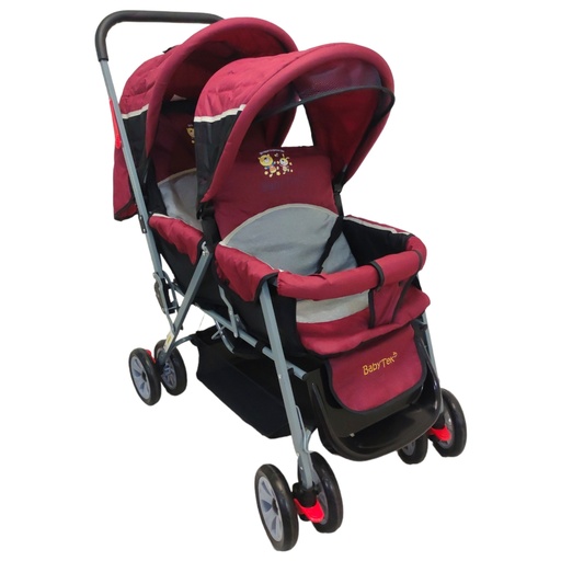 [P-F-2023-ROJO] CARRIOLA PARA BEBE MOD. P-F ROJO