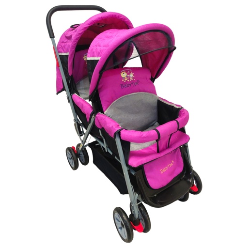 [P-F-2023-ROSA] CARRIOLA PARA BEBE MOD. P-F ROSA