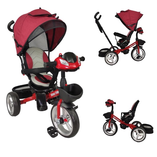 [TEK-3045-ROJO] TRICICLO NUEVO MODELO ROJO