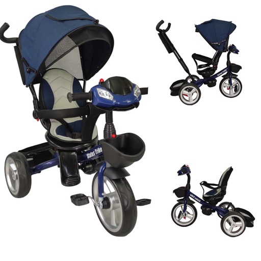 [TEK-3045-AZUL] TRICICLO NUEVO MODELO AZUL