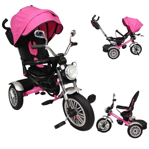[TEK-059-ROSA] TRICICLO NVO. MODELO ROSA