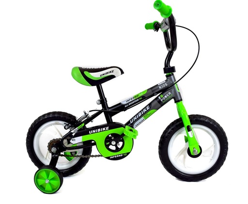 [R12-2025-VERDE] BICICLETA  RODADA 12 VERDE