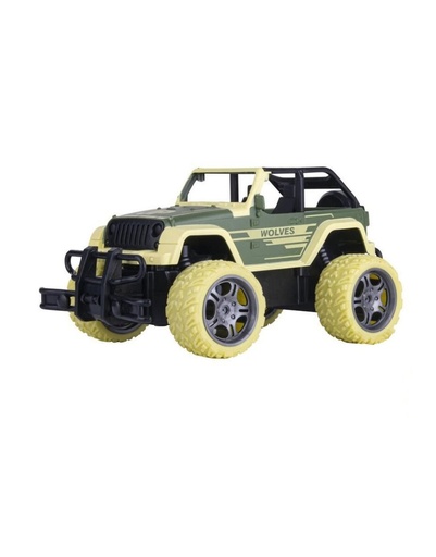 [UJ99Y186B-VerA] Carro jeep r/c VERDE