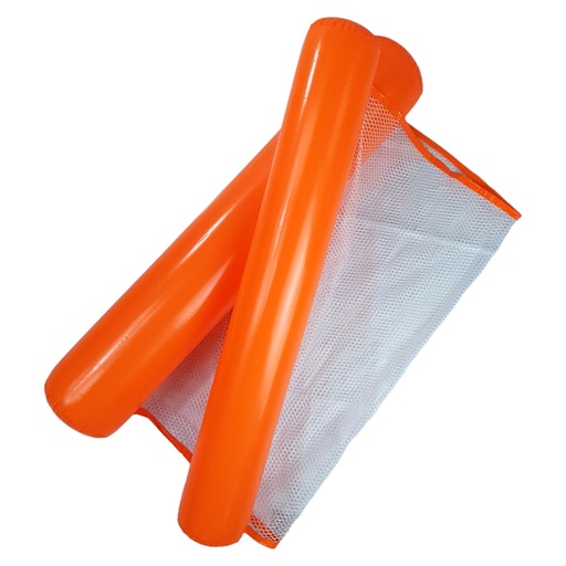 [TY360817-NARANJ] INFLABLE CON RED NARANJA
