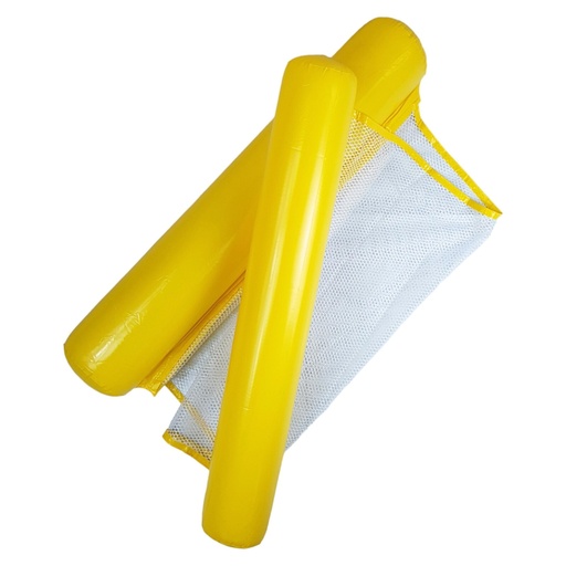 [TY360817-AMARIL] INFLABLE CON RED AMARILLO