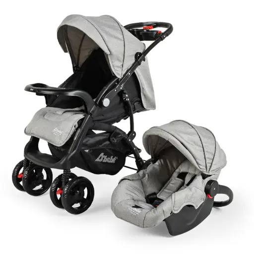 [ELITE-GRIS] Carriola Travel System ELITE GRIS