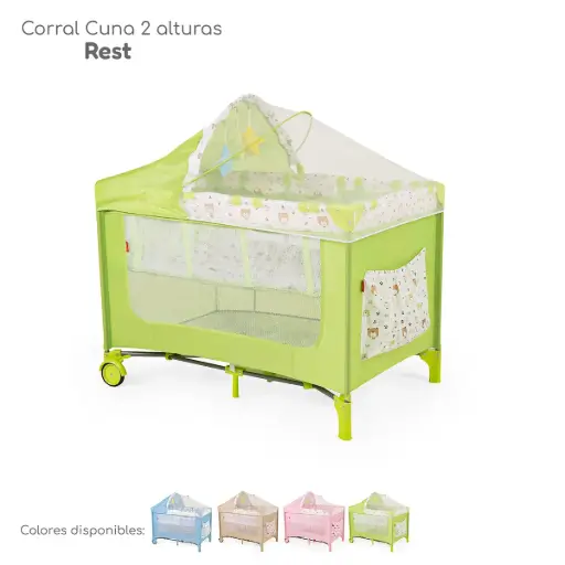 [CORRAL-REST-VERDE] Cuna Corral REST VERDE