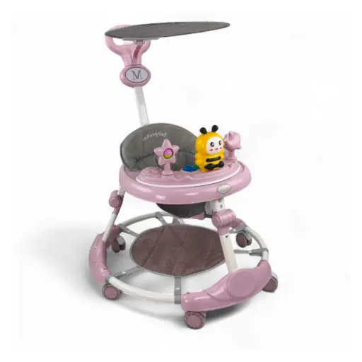 [TEK-203-ROSA] ANDADERA ABEJA MUSICAL MOD. TEK-203 ROSA