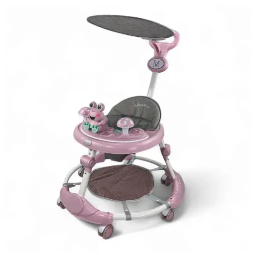 [TEK-204-ROSA] ANDADERA RANA MUSICAL MOD. TEK-204 ROSA