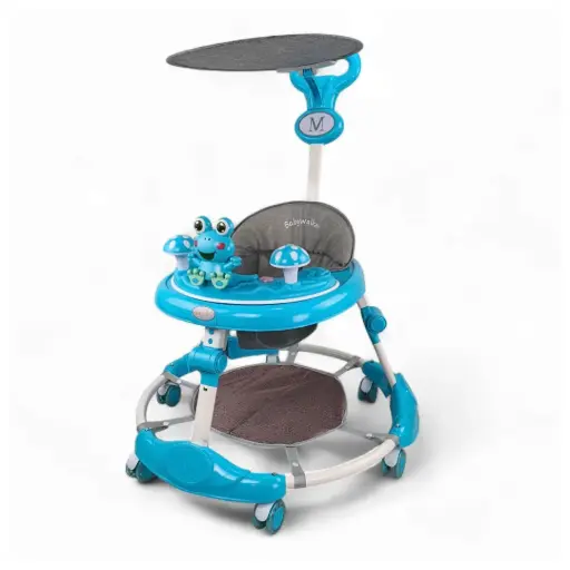 [TEK-204-AZUL] ANDADERA RANA MUSICAL MOD. TEK-204 AZUL
